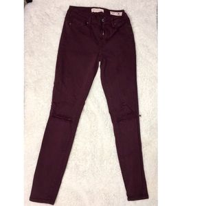 PacSun maroon jeans